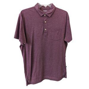 Bonobos Short Sleeve Polo Shirt‎ Mens Large Red Casual Golf Preppy